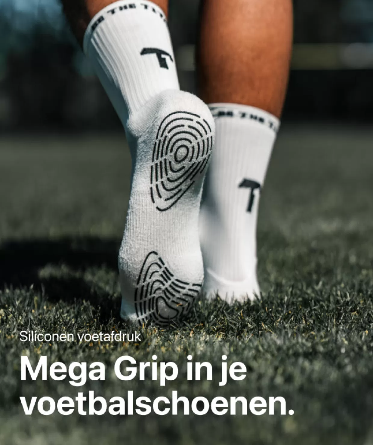 T1TAN Sokken^Grip Socks - wit