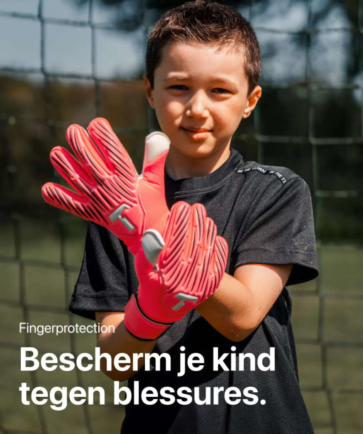 Kinderen T1TAN Rebel Collectie | Met Fingersave^Rebel 2.0 Fluo Pink Junior (FP)