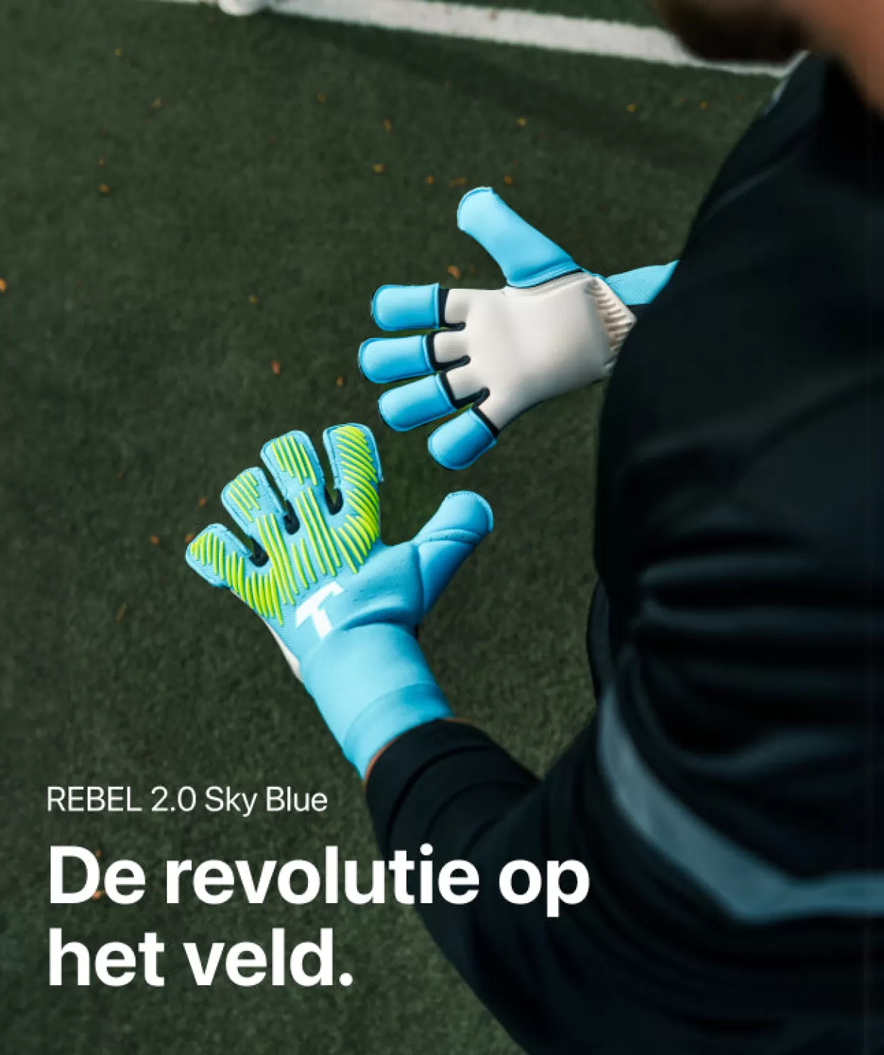 Kinderen T1TAN Keepershandschoenen Voor Kinderen | Rebel Collectie^Rebel 2.0 Sky Blue Junior Pro