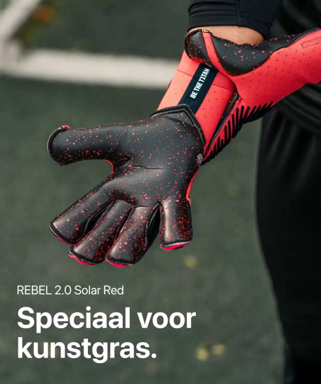 T1TAN Rebel Collectie | Keepershandschoenen Voor Kinderen^Rebel 2.0 Solar Red